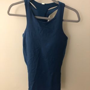 Never worn blue Lulu Lemon workout tank